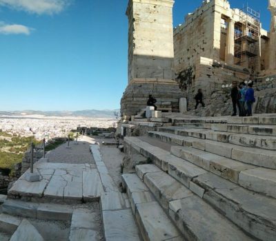 A panoramic view from the Acropolis hill