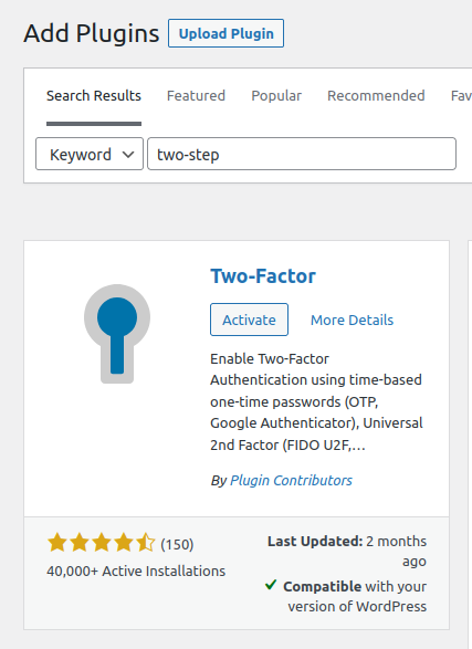 How to Include Two-Factor Authentication (2FA) to WordPress