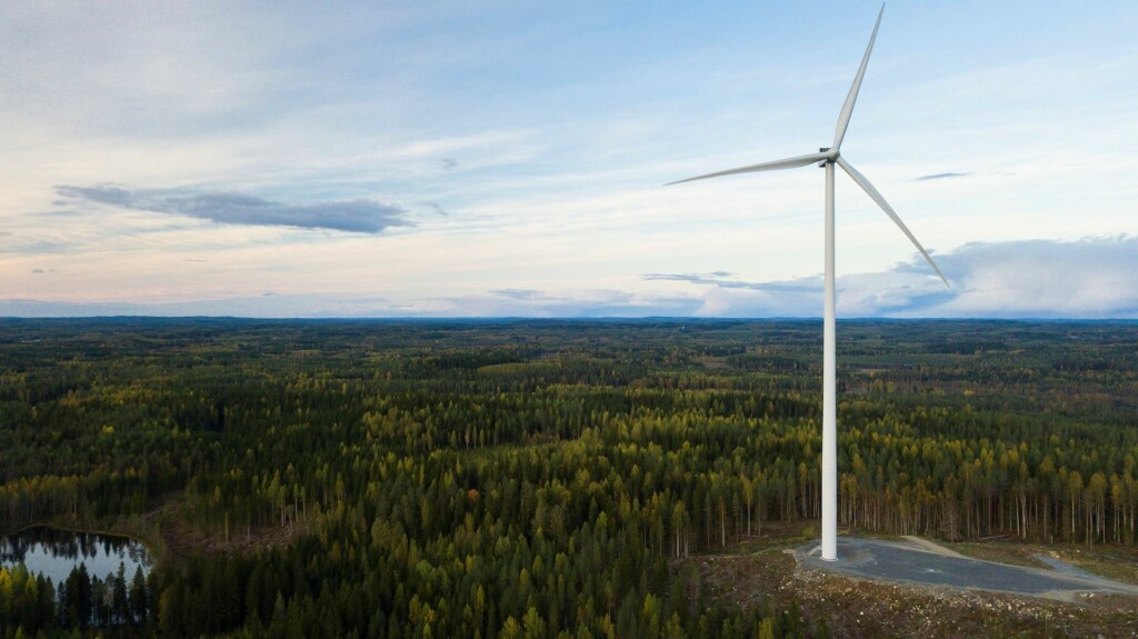 Wind power turbine in Finland