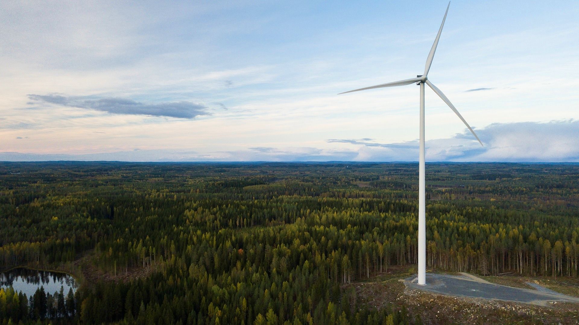 Wind power turbine in Finland