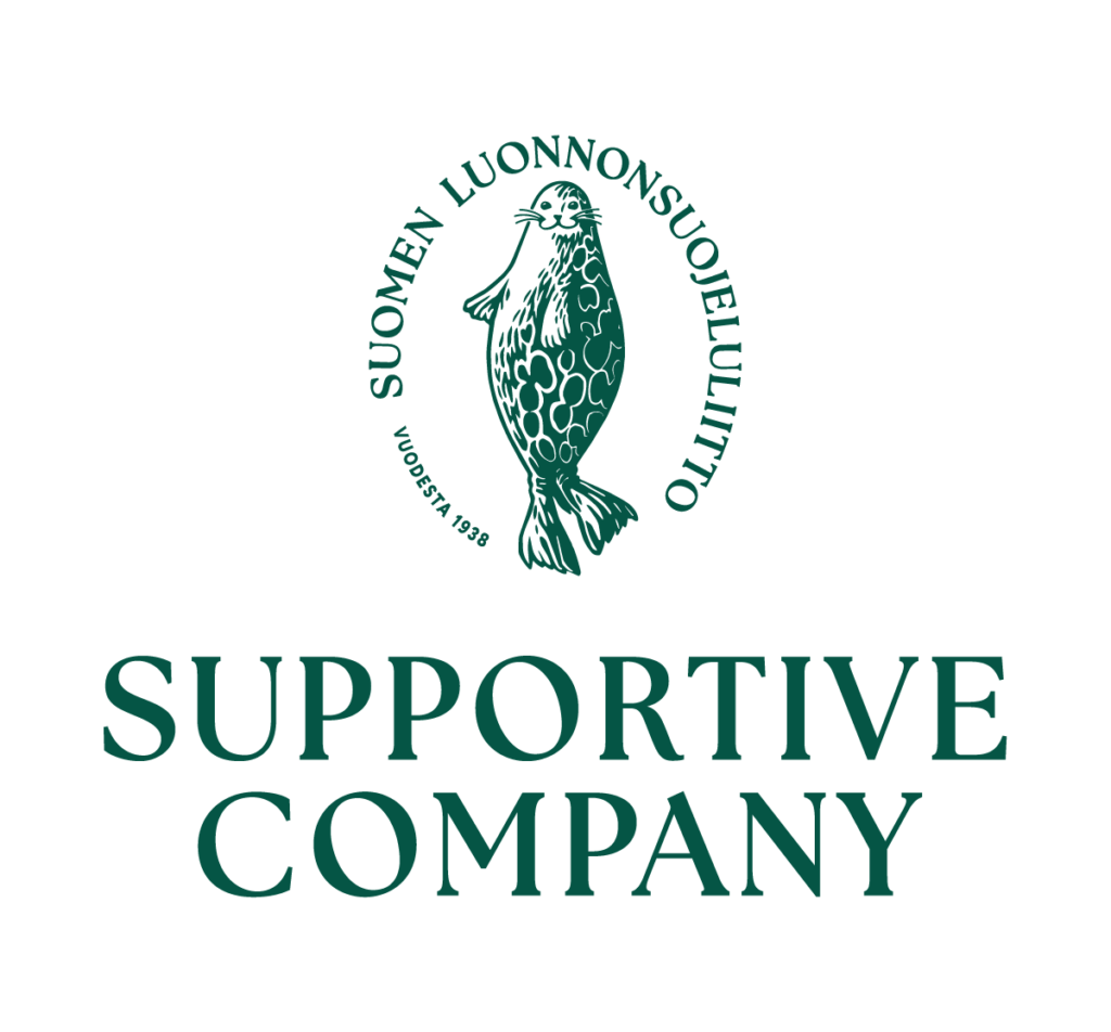 We support The Finnish Association for Nature Conservation.